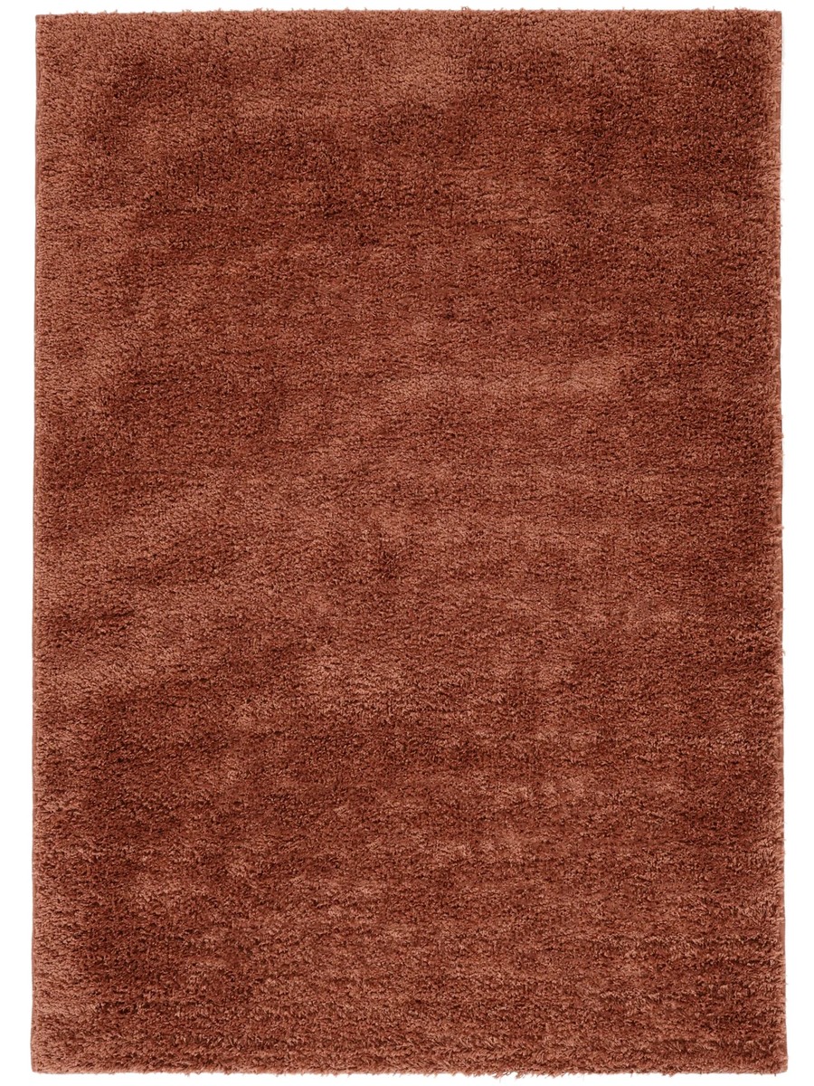 250x350 см, Египет, Однотонные, Polypropylene, ржаво-красный