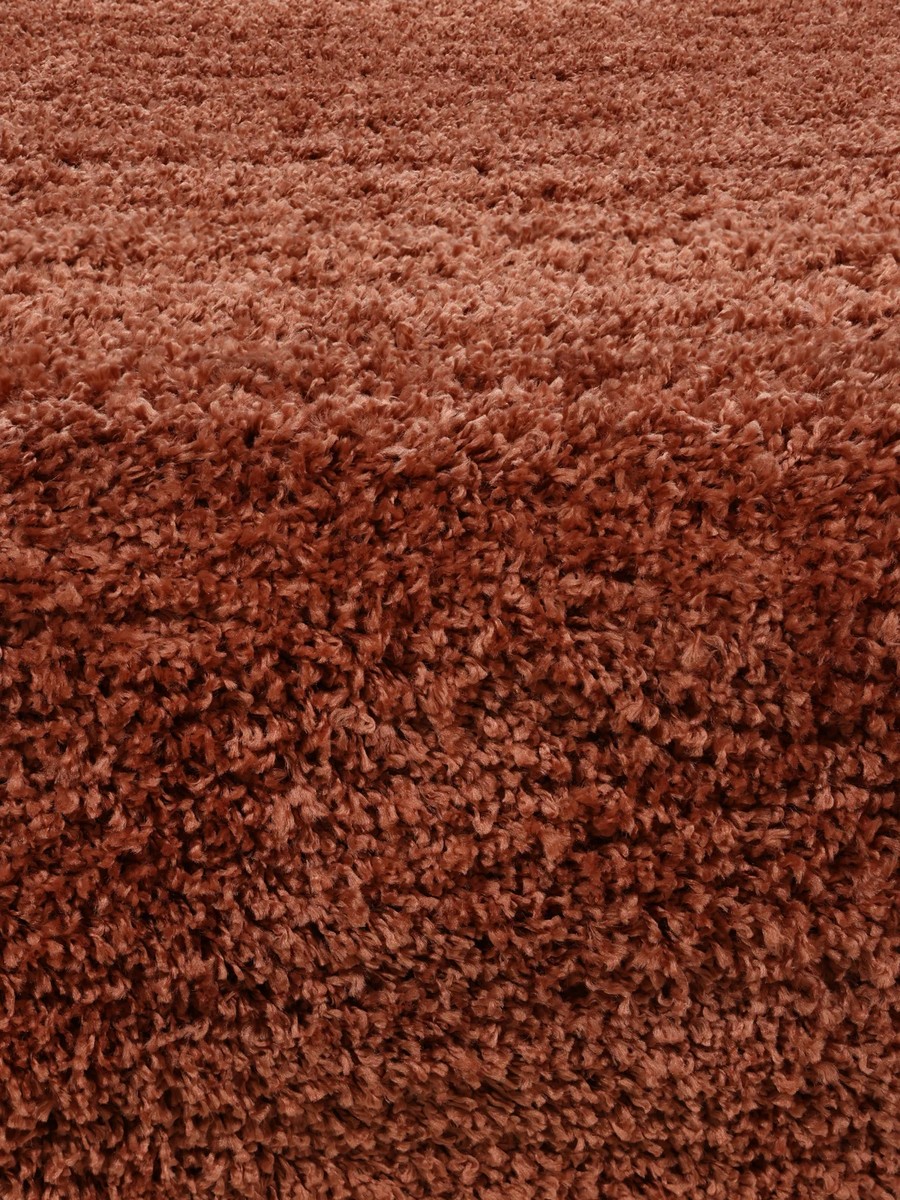 250x350 см, Египет, Однотонные, Polypropylene, ржаво-красный — вид 5