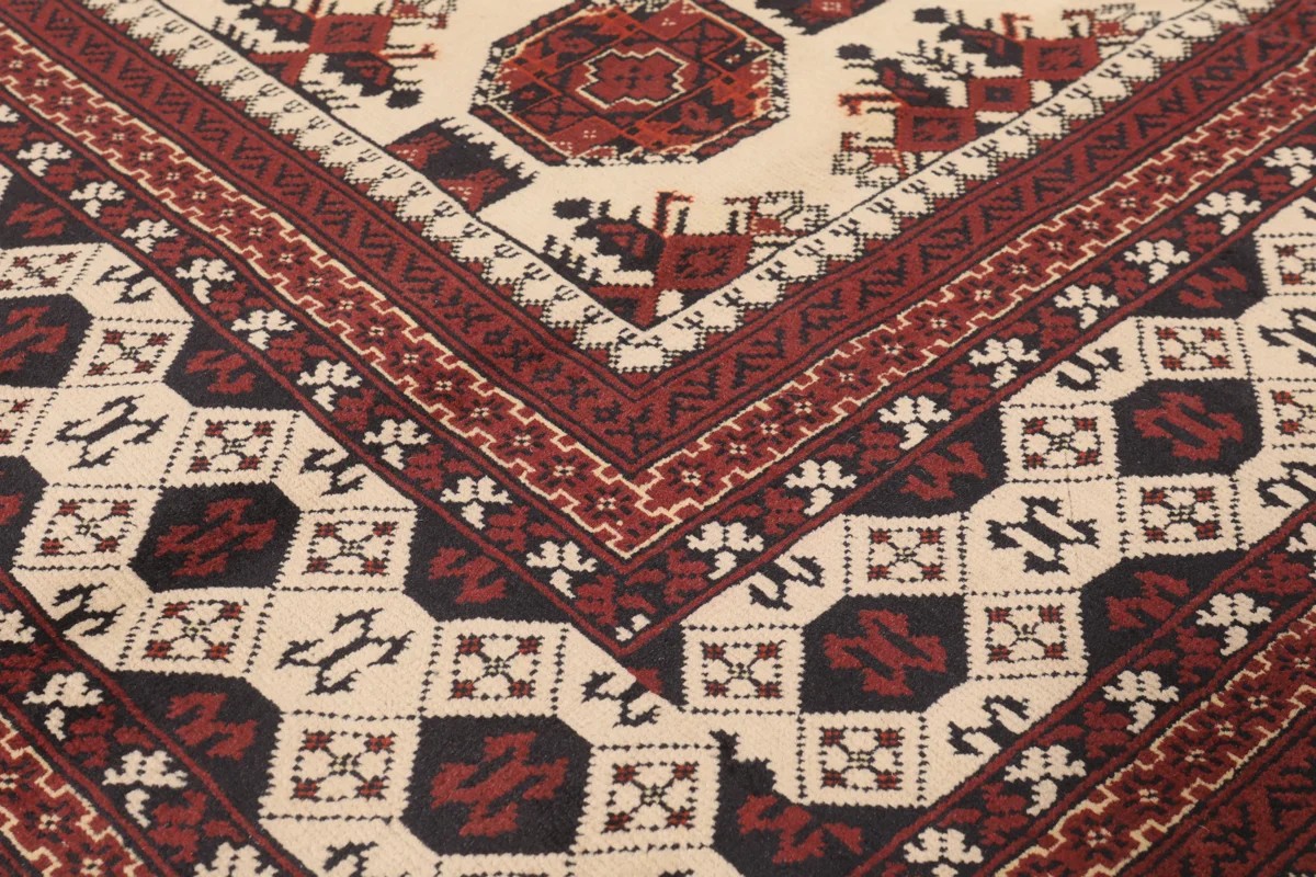 204x294 см, Афганистан, Восточные, Wool, чёрный — вид 6