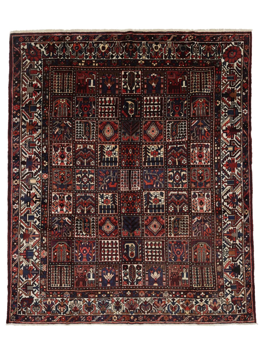 307x377 см, Иран, Бахтиари, Wool, чёрный