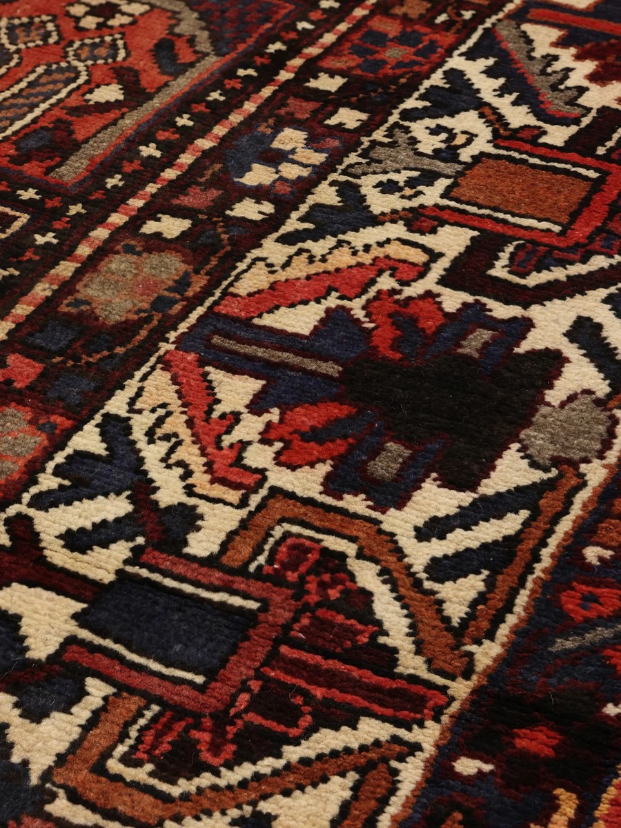 307x377 см, Иран, Бахтиари, Wool, чёрный — вид 5