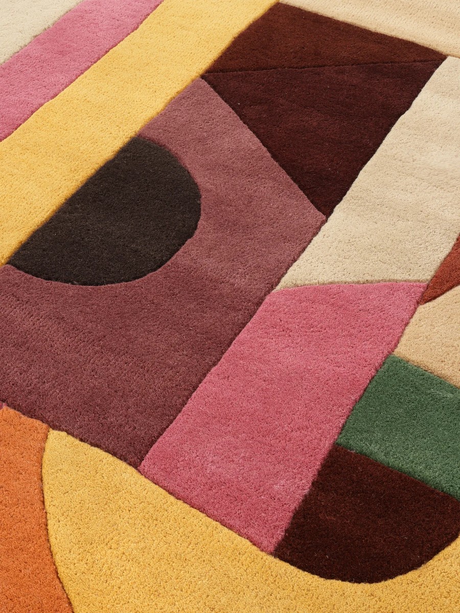100x160 см, Индия, Современные, Wool, зелёный — вид 4