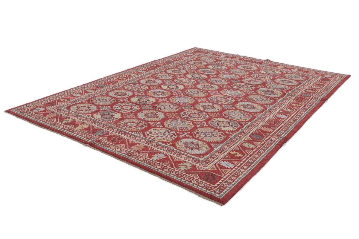 250x343 см, Афганистан, Казак, Wool, коричневый — вид 2