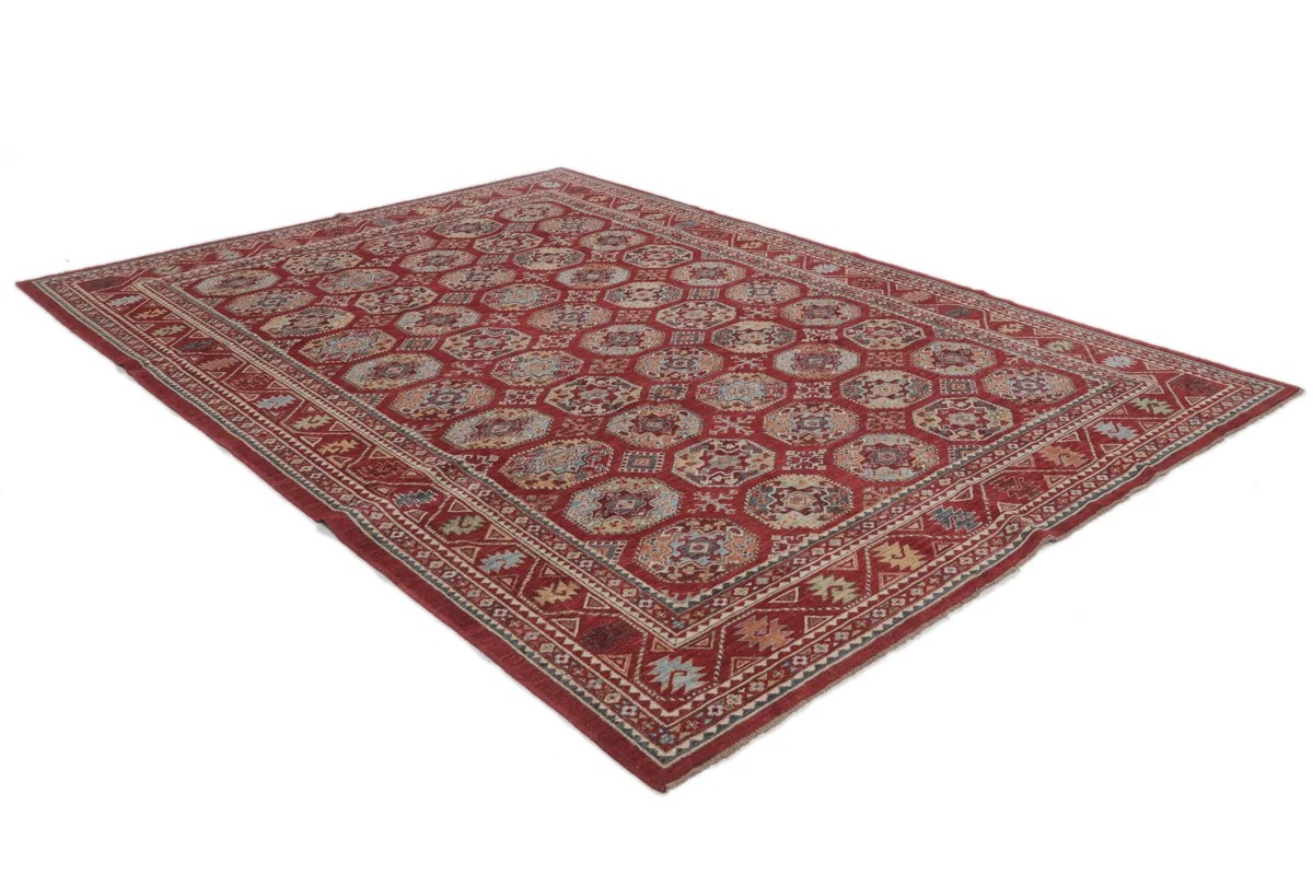 250x343 см, Афганистан, Казак, Wool, коричневый — вид 3