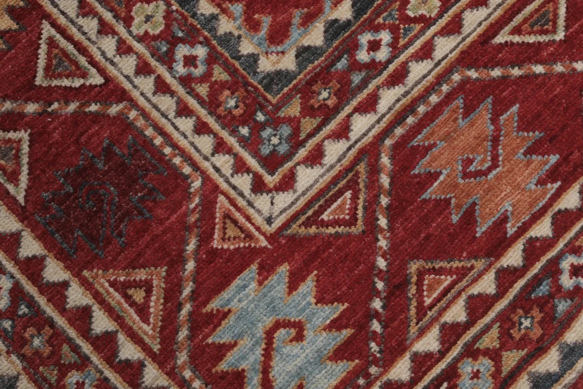 250x343 см, Афганистан, Казак, Wool, коричневый — вид 6