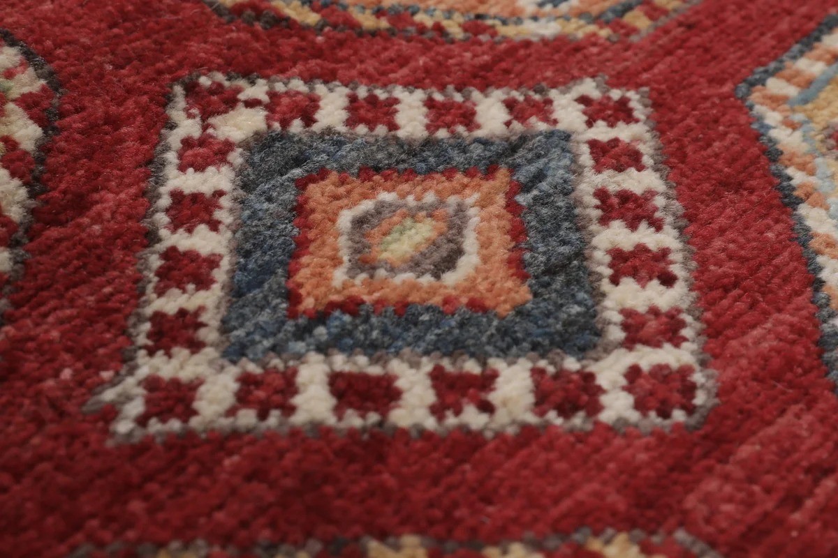 250x343 см, Афганистан, Казак, Wool, коричневый — вид 8