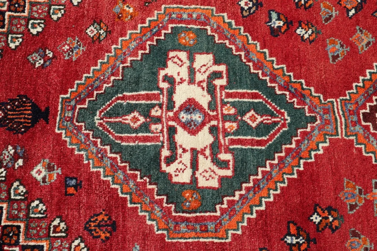 114x182 см, Иран, Кашкай, Wool, чёрный — вид 4