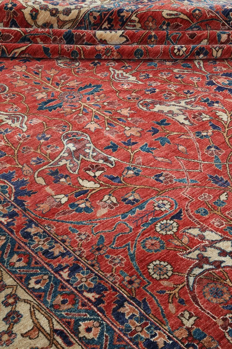 373x446 см, Афганистан, Восточные, Wool, красный — вид 3