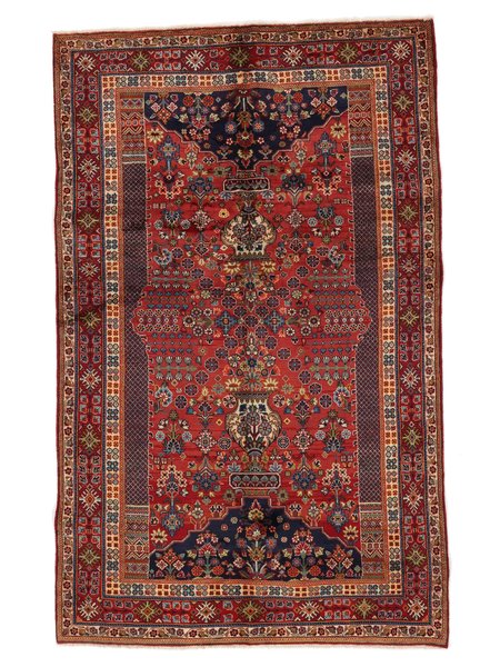 152x238 см, Иран, Кашкай, Wool, чёрный