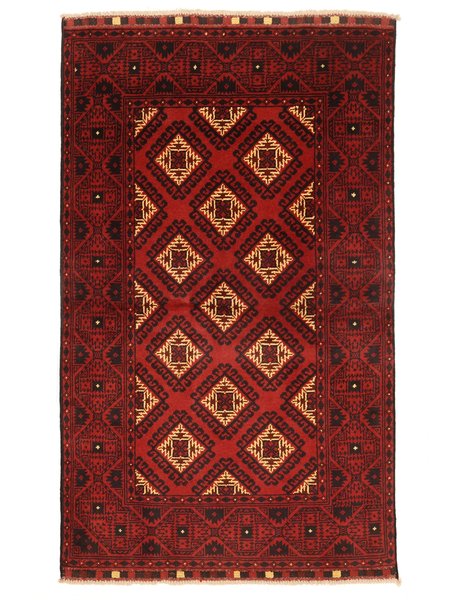 91x146 см, Афганистан, Восточные, Wool, красный