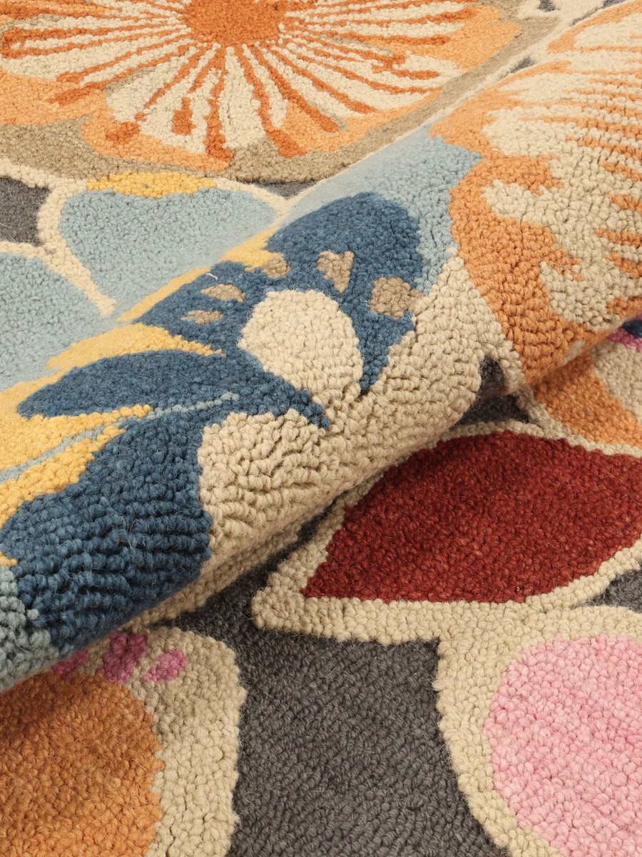 Ø150 см, Индия, Современные, Wool, многоцветный — вид 3