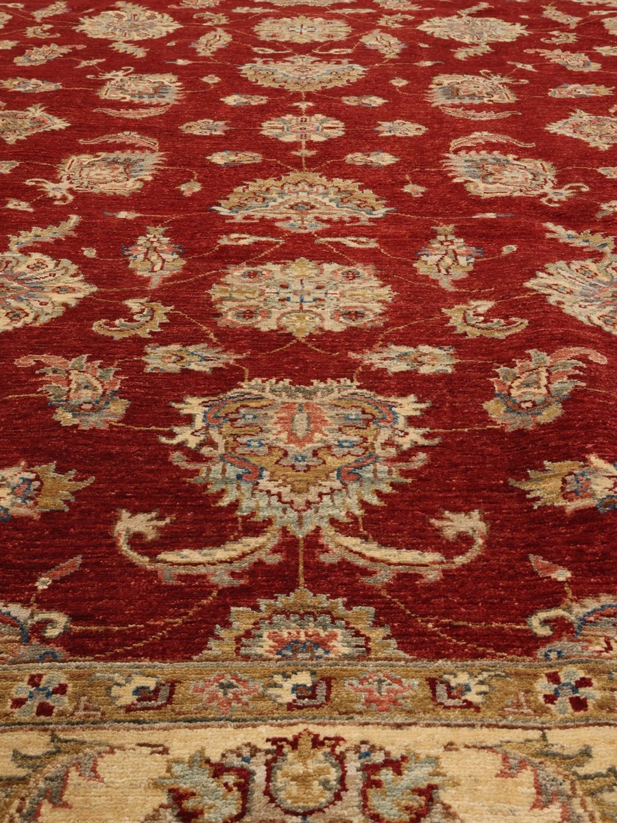 212x312 см, Пакистан, Зиглер, Wool, красный — вид 3