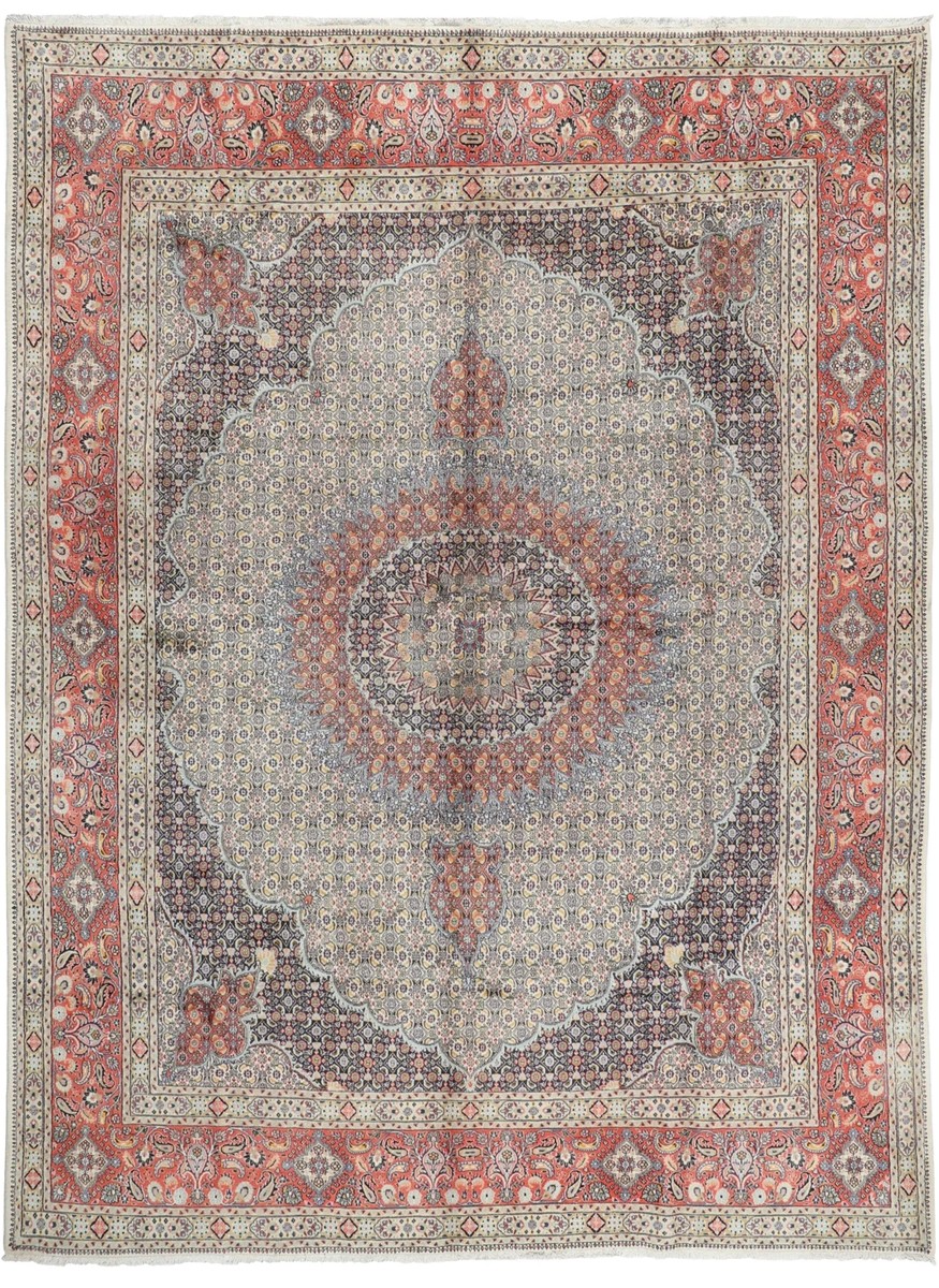 290x387 см, Иран, Муд, Wool, коричневый