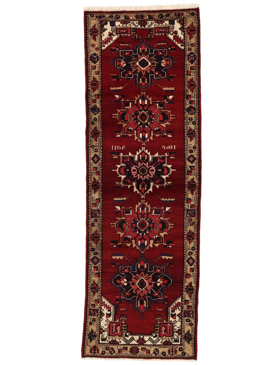 110x325 см, Иран, Хамадан, Wool, чёрный