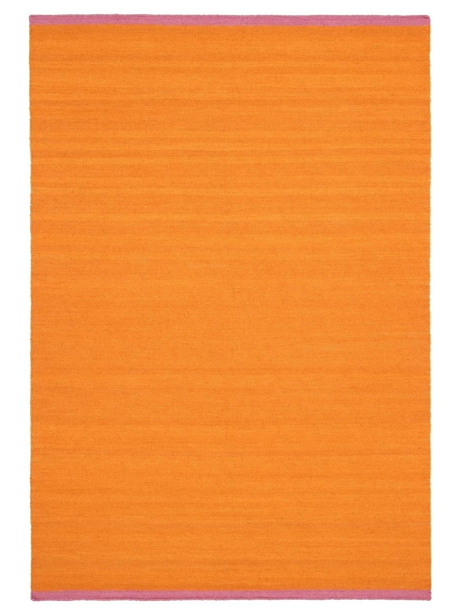 200x300 см, Индия, Современные, is pressed down, оранжевый