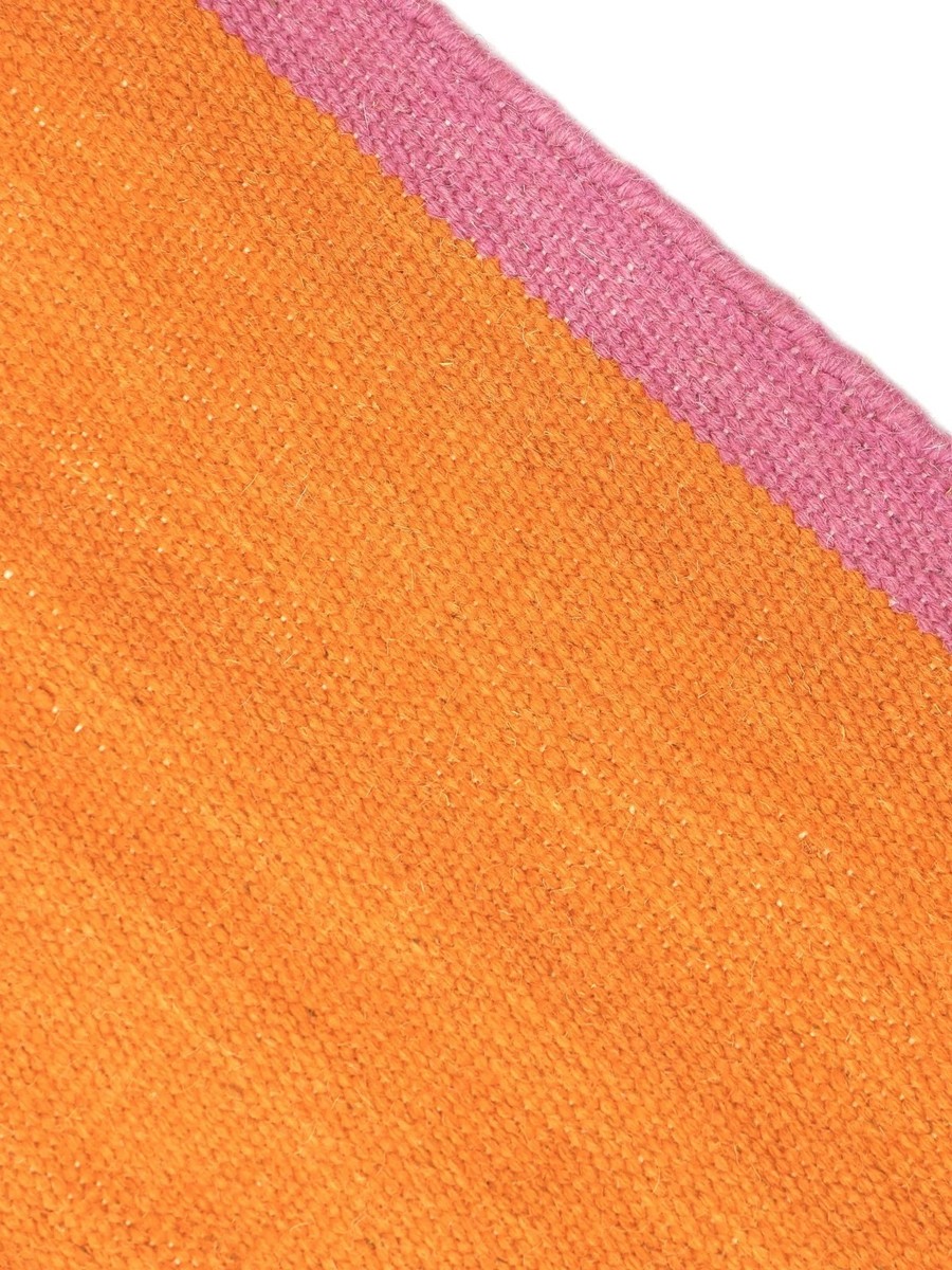 200x300 см, Индия, Современные, is pressed down, оранжевый — вид 3