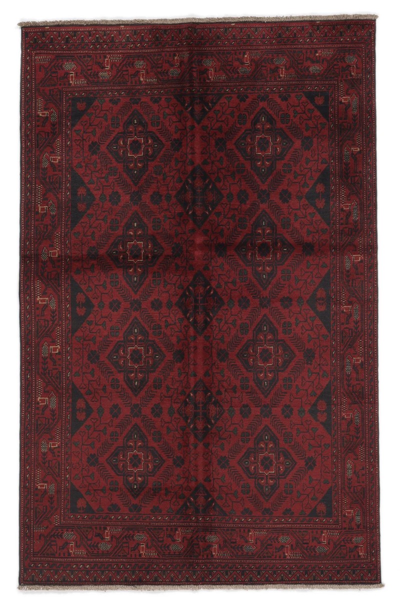 125x196 см, Афганистан, Хал Мохаммади, Wool, чёрный