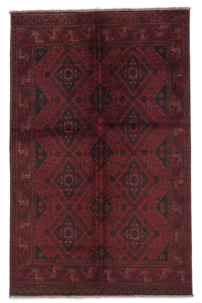 125x196 см, Афганистан, Хал Мохаммади, Wool, чёрный