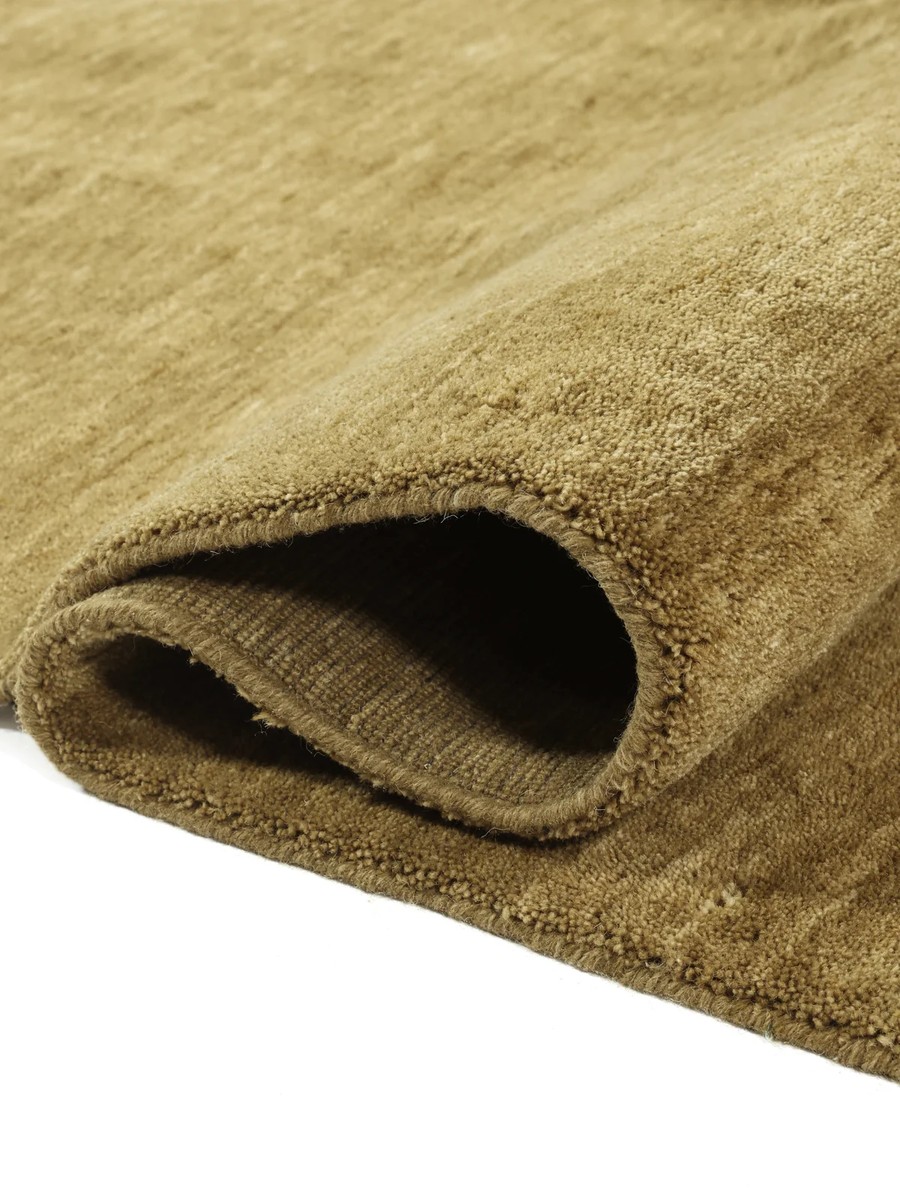 250x300 см, Индия, Однотонные, Wool, зелёный — вид 4
