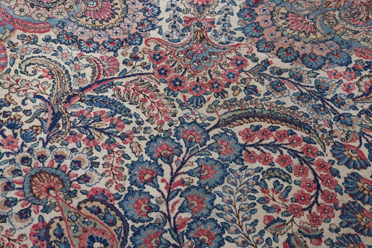 296x537 см, Иран, Керман, Wool, коричневый — вид 2