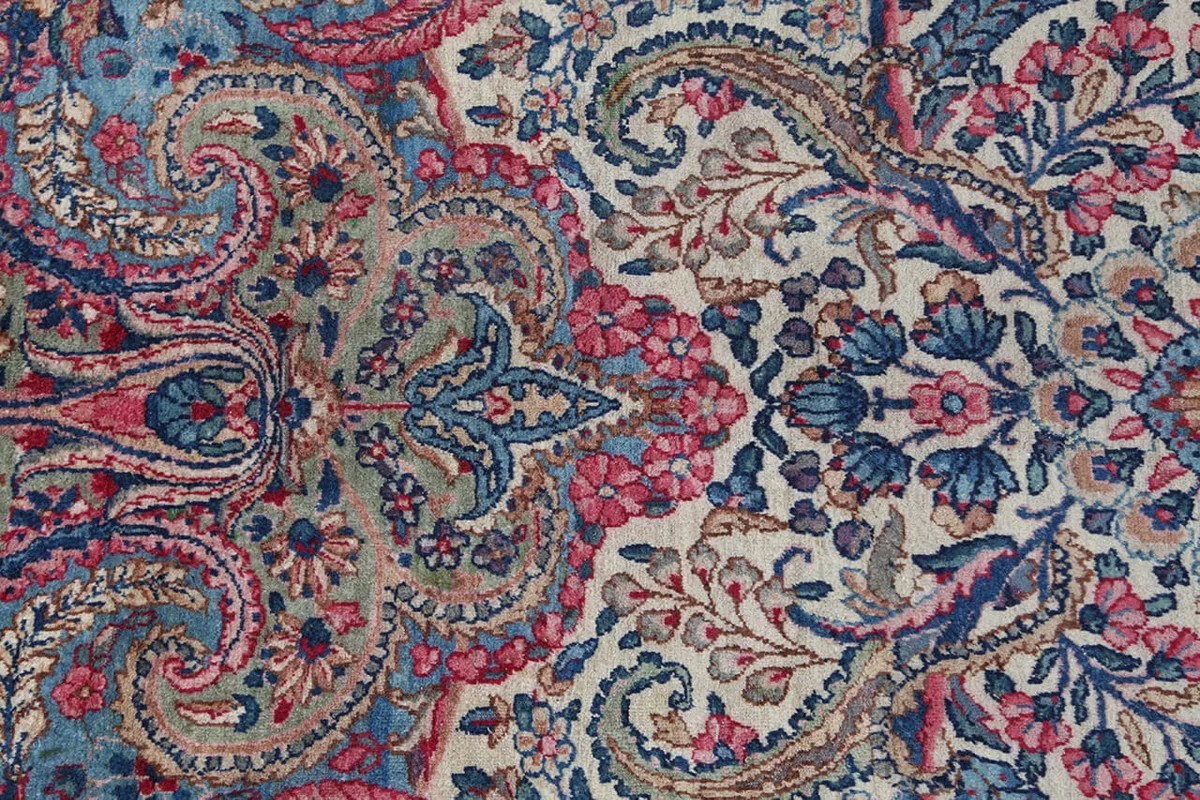 296x537 см, Иран, Керман, Wool, коричневый — вид 3