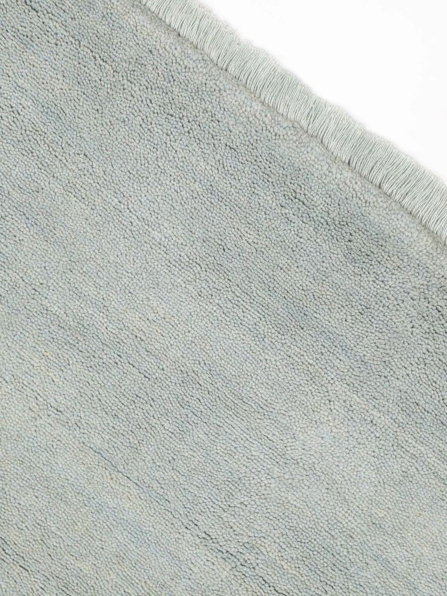 250x300 см, Индия, Однотонные, Wool, синий — вид 3