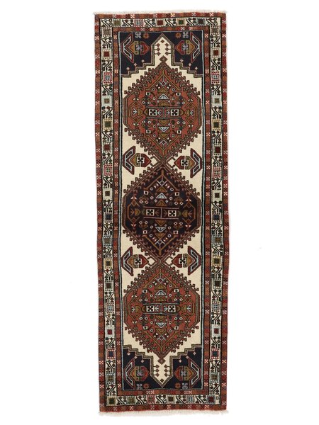 67x201 см, Иран, Восточные, Wool, чёрный