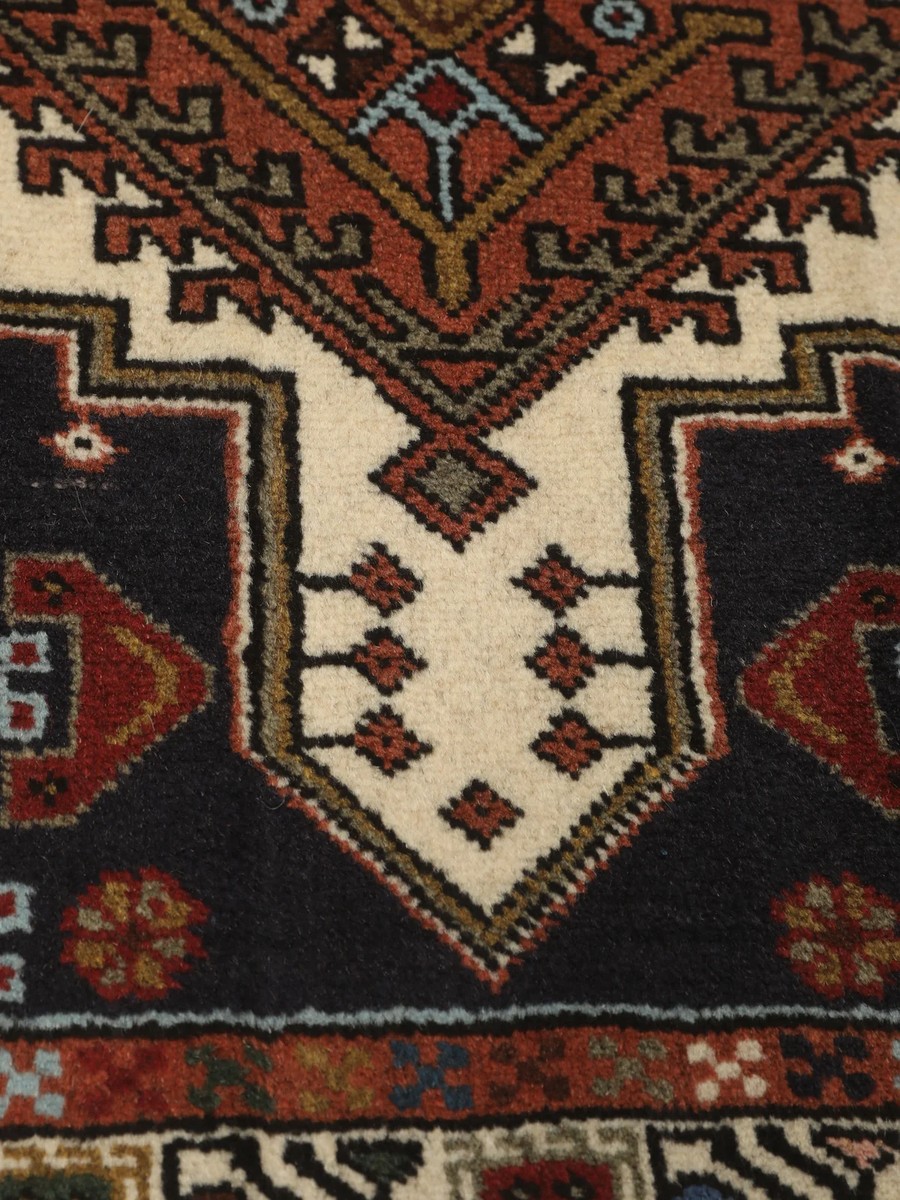 67x201 см, Иран, Восточные, Wool, чёрный — вид 4