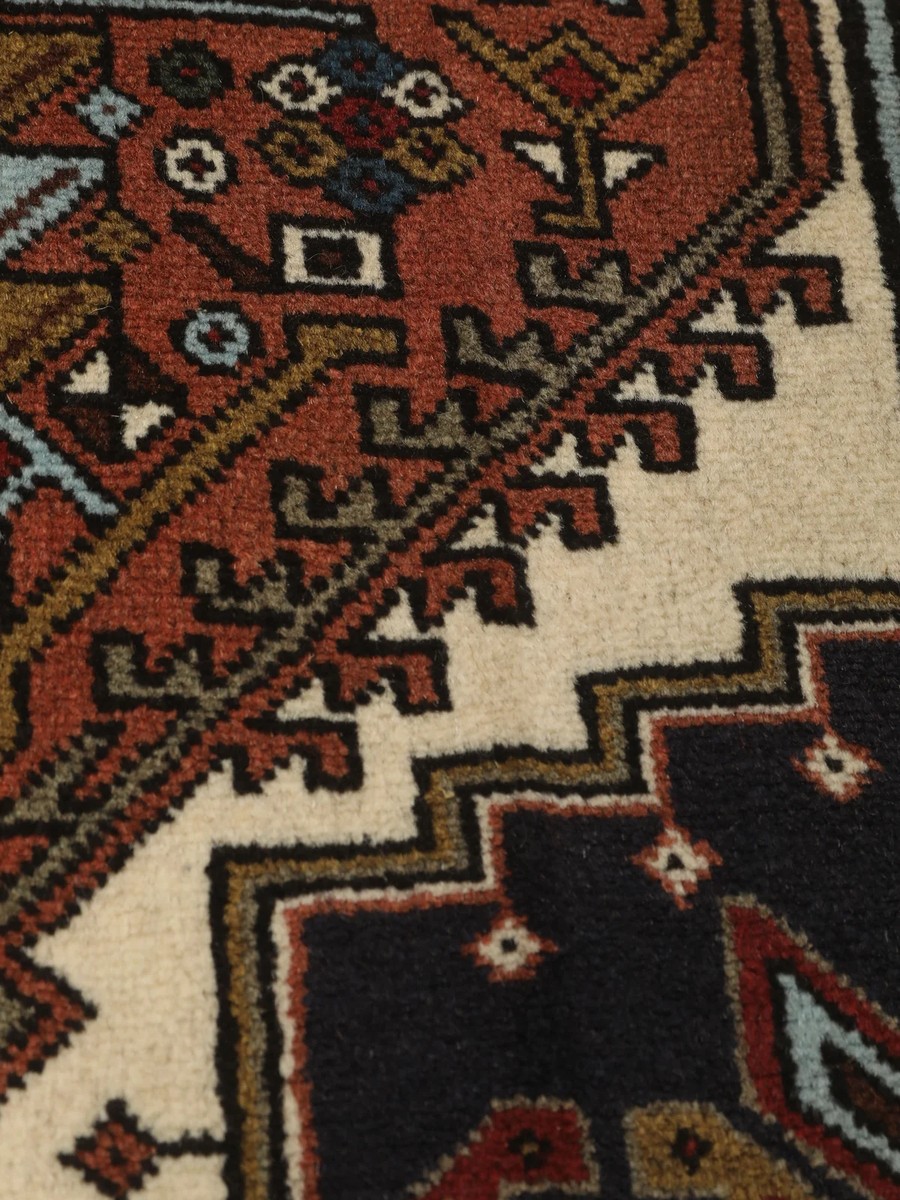 67x201 см, Иран, Восточные, Wool, чёрный — вид 5