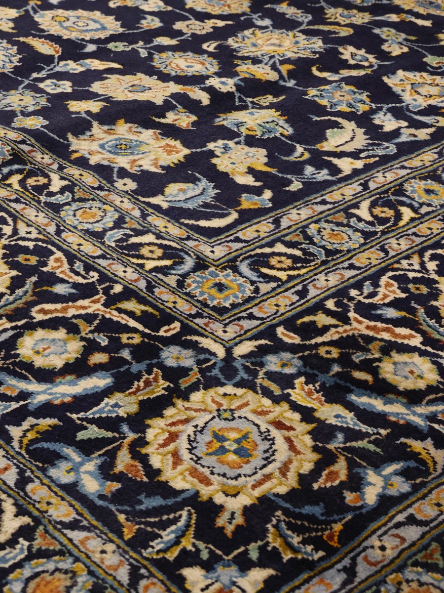 298x395 см, Иран, Кашан, Wool, чёрный — вид 4