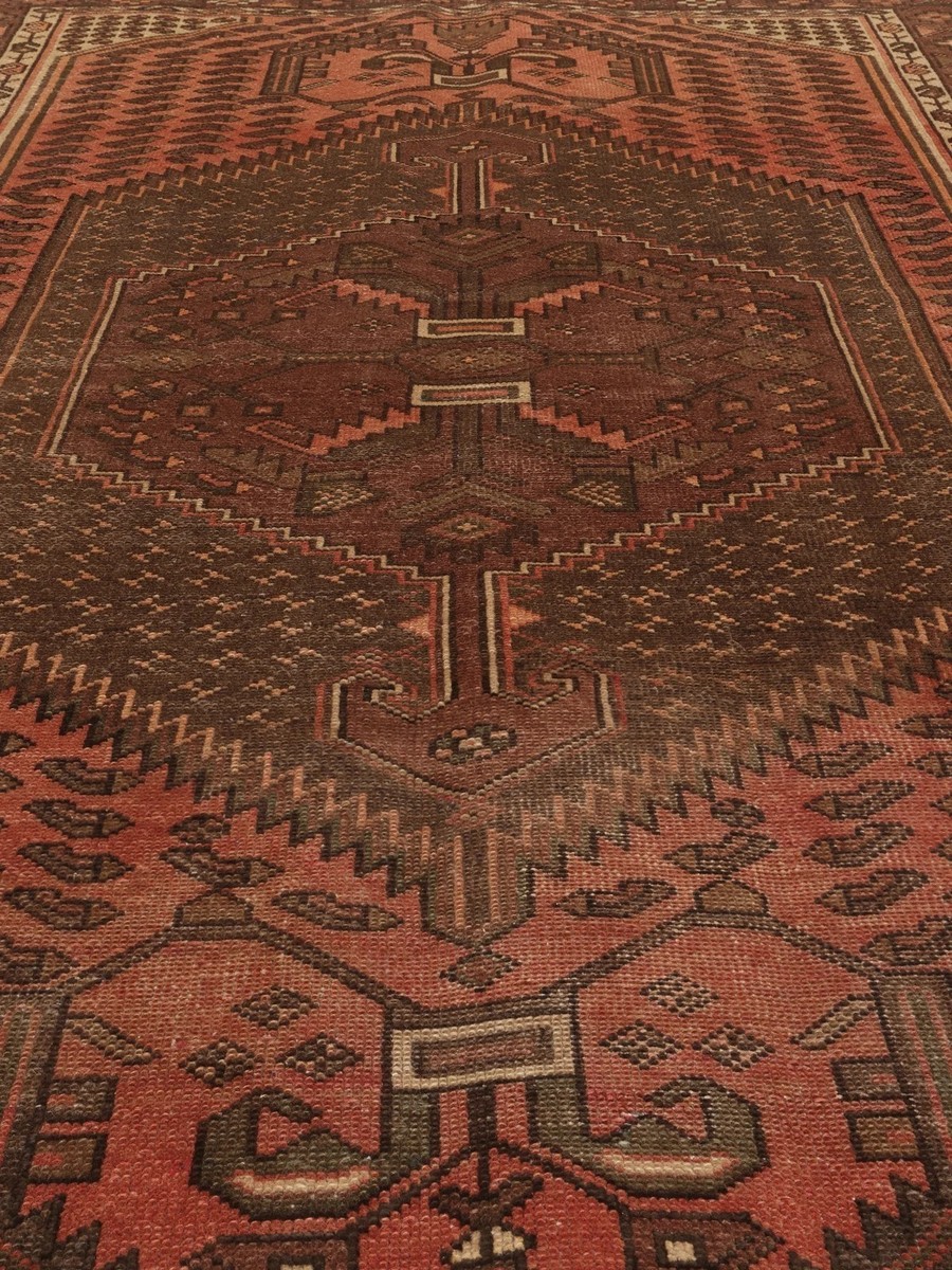 125x199 см, Иран, Винтаж, Wool, чёрный — вид 3