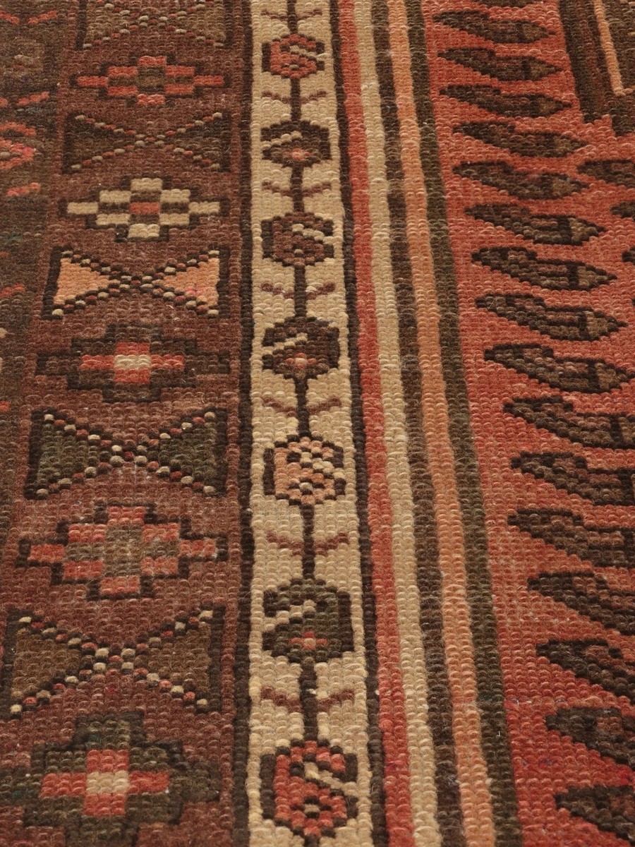 125x199 см, Иран, Винтаж, Wool, чёрный — вид 4