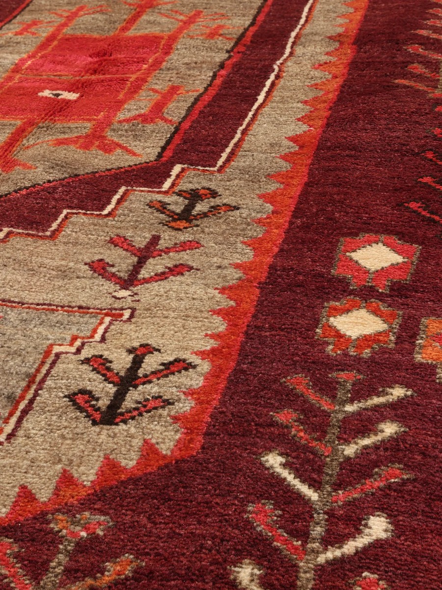 138x224 см, Иран, Восточные, Wool, красный — вид 4