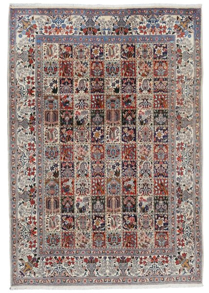 200x287 см, Иран, Муд, Wool, коричневый