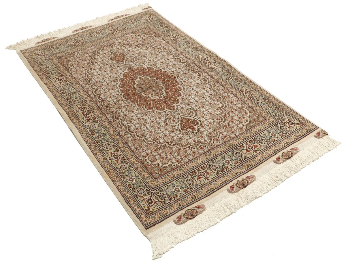 100x150 см, Иран, Табриз, Wool, коричневый — вид 3