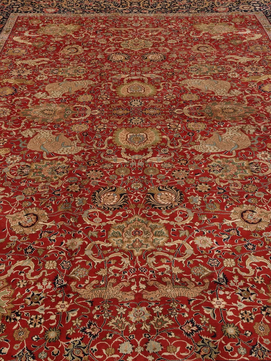 303x436 см, Индия, Шёлк, Silk, коричневый — вид 5