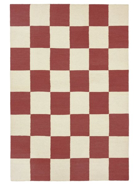 160x230 см, Индия, Современные, 80% Wool, красный