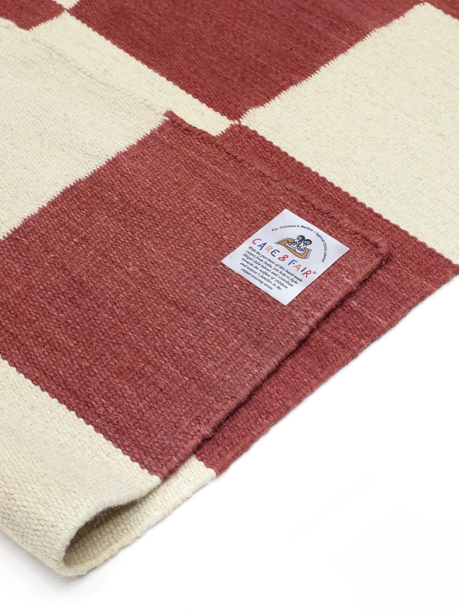 160x230 см, Индия, Современные, 80% Wool, красный — вид 4