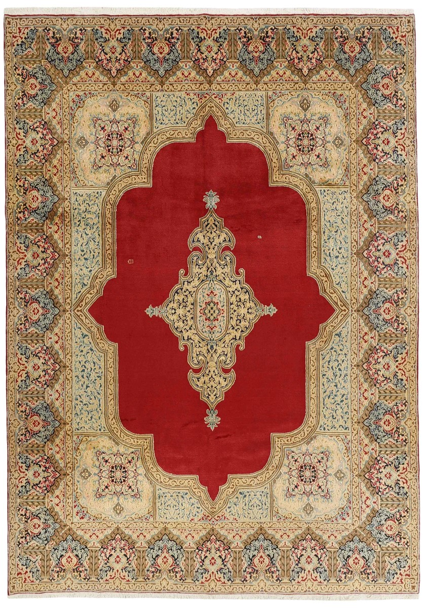 280x406 см, Иран, Керман, Wool, коричневый