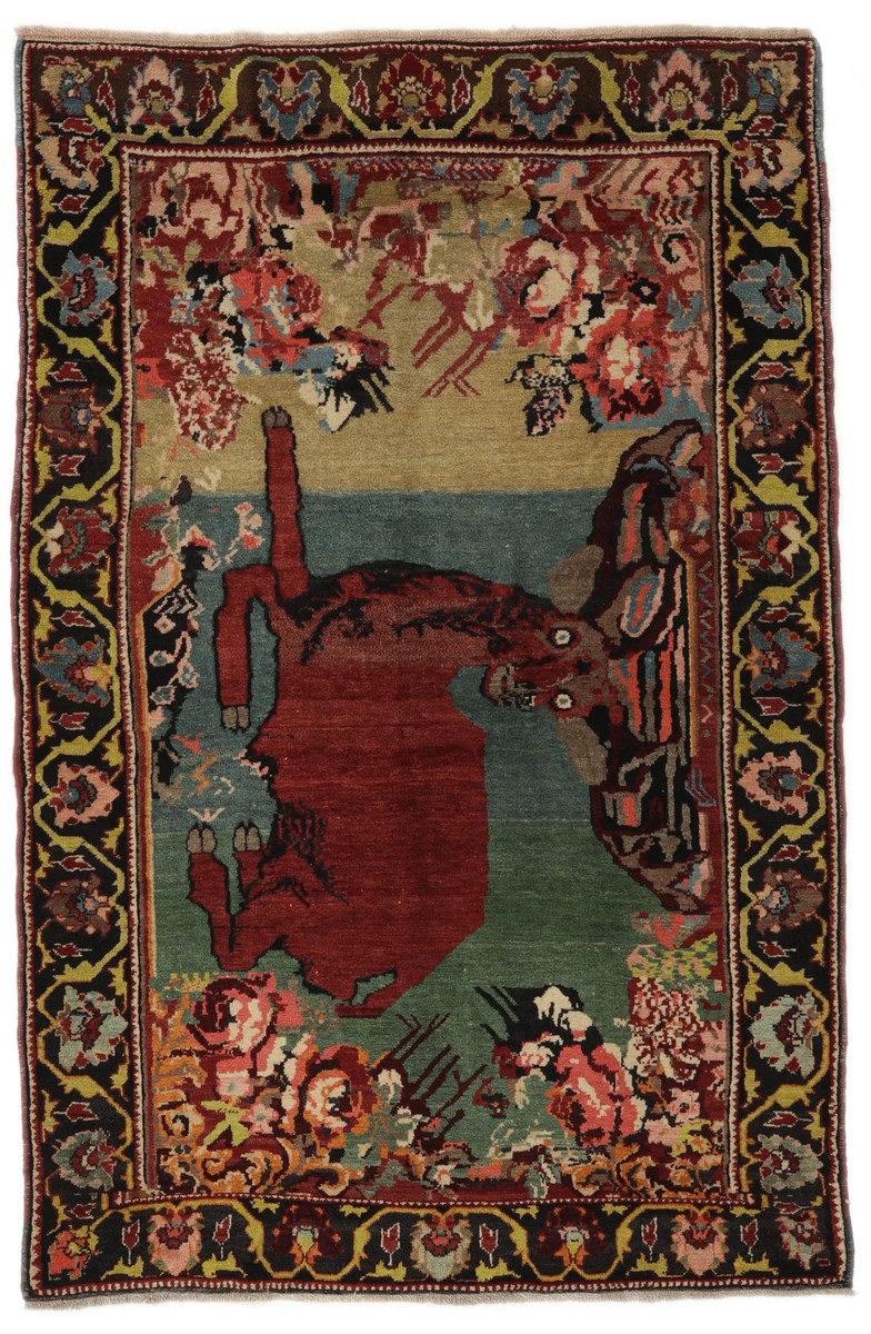 140x214 см, Восточные, Wool, чёрный