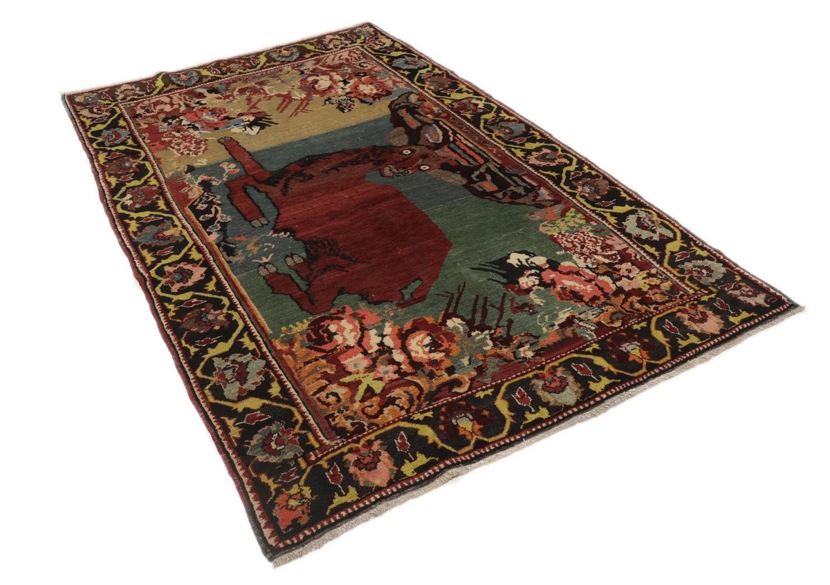 140x214 см, Восточные, Wool, чёрный — вид 3