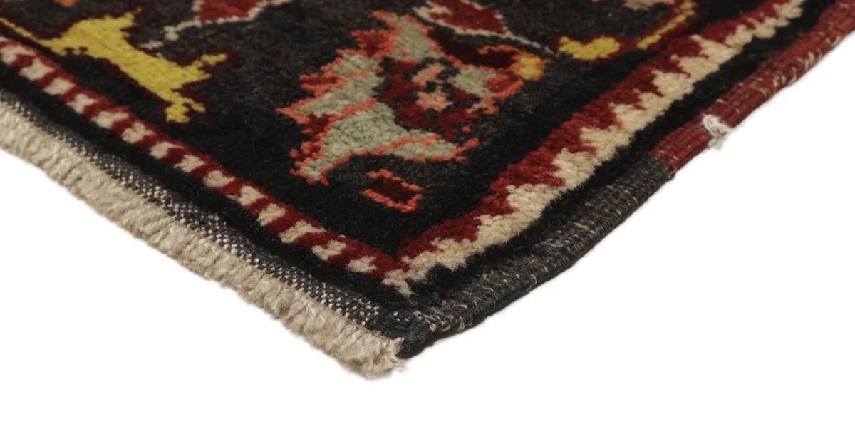 140x214 см, Восточные, Wool, чёрный — вид 4