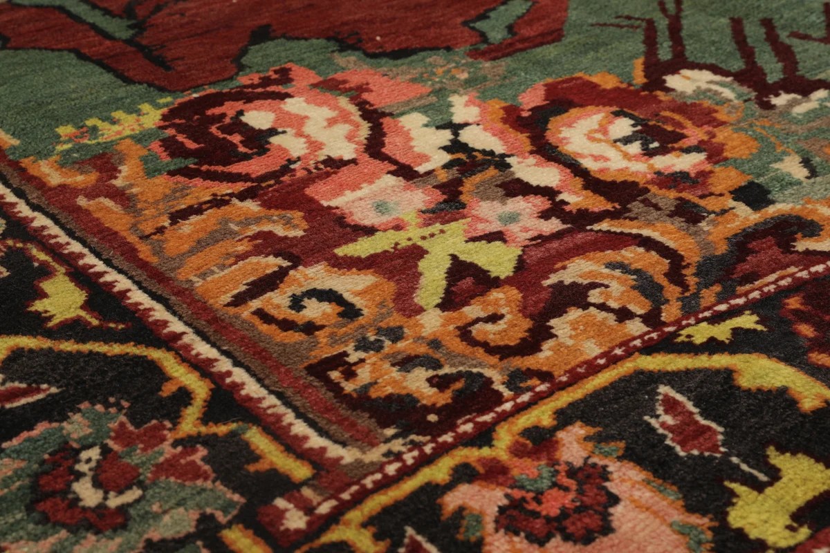 140x214 см, Восточные, Wool, чёрный — вид 6