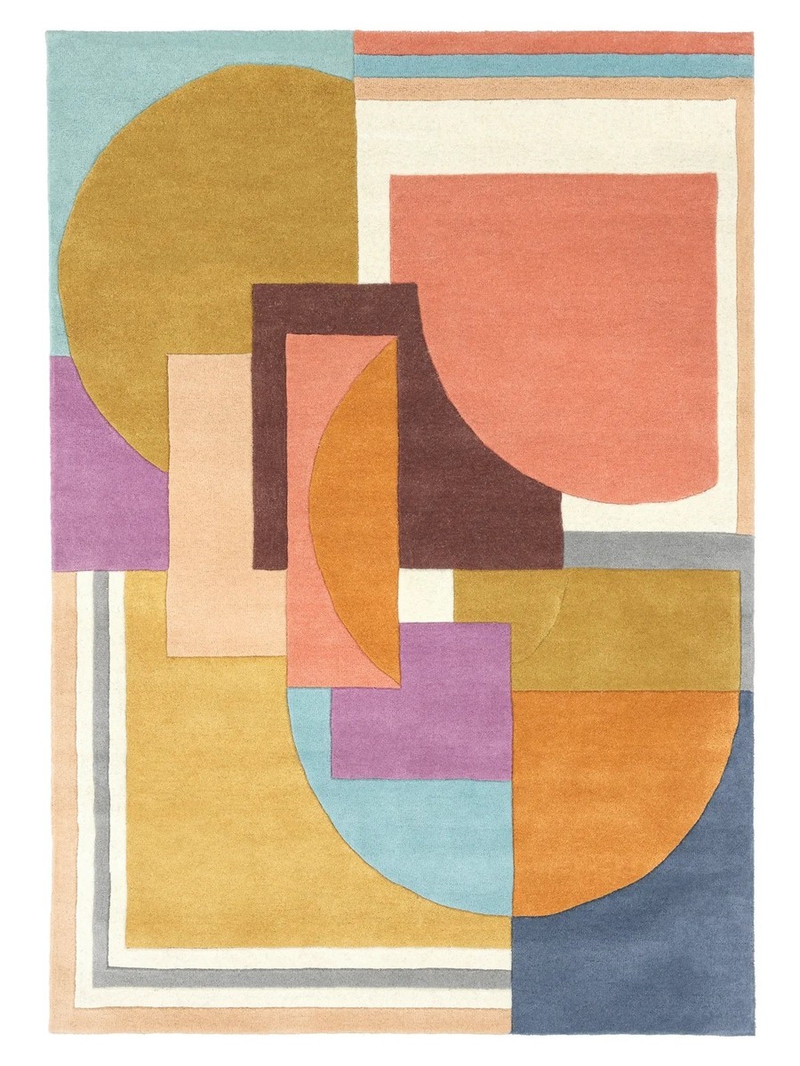 200x300 см, Индия, Современные, Wool, многоцветный