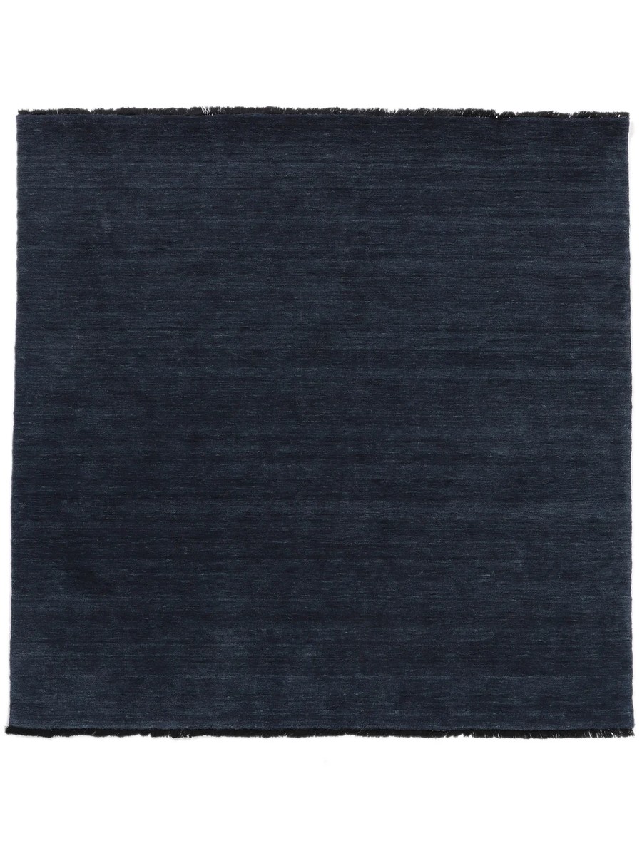 250x250 см, Индия, Современные, Wool, тёмно-синий
