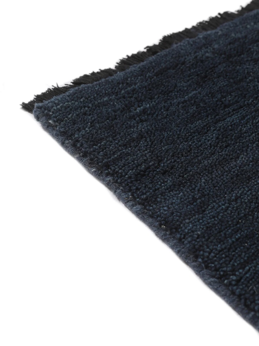 250x250 см, Индия, Современные, Wool, тёмно-синий — вид 3
