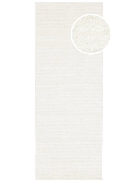 80x250 см, Индия, Однотонные, Viscose, белый