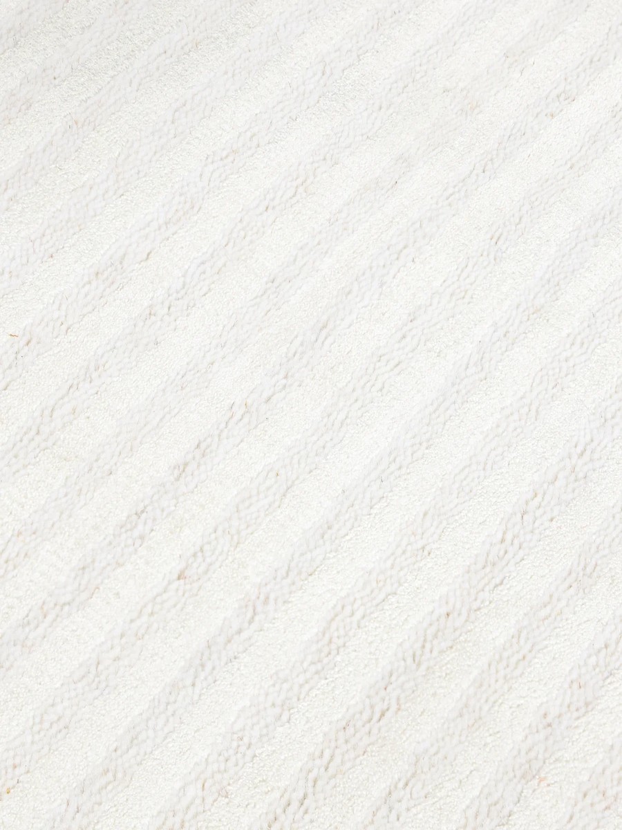 80x250 см, Индия, Однотонные, Viscose, белый — вид 3