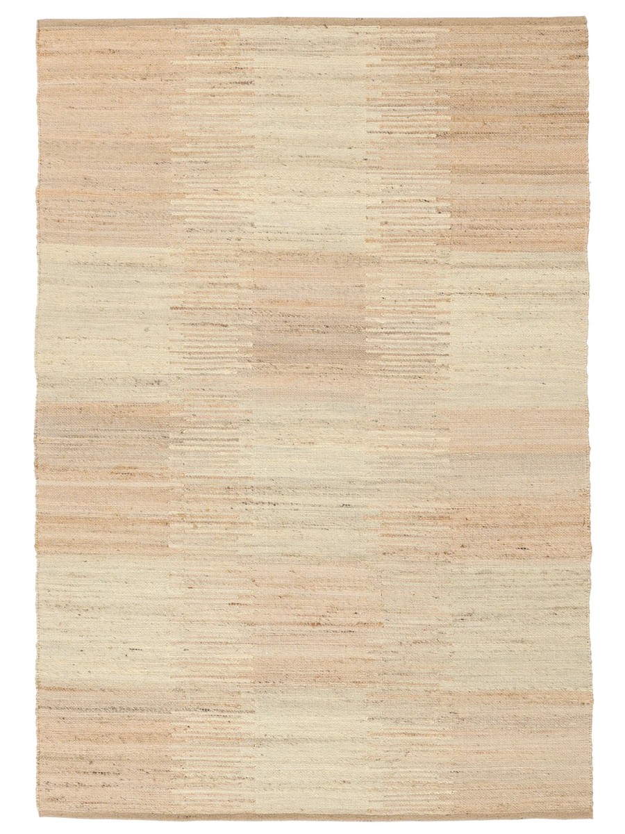 200x300 см, Индия, Современные, 90% Jute, натуральный белый