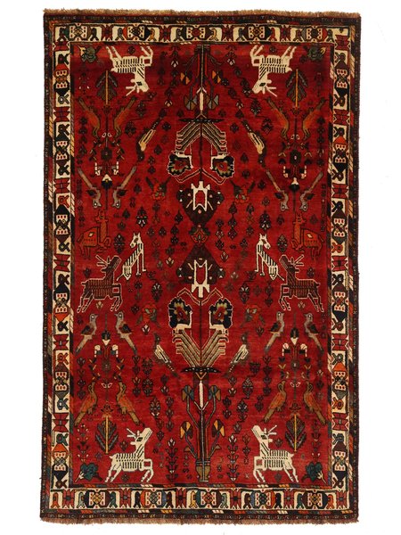 169x270 см, Иран, Кашкай, Wool, чёрный